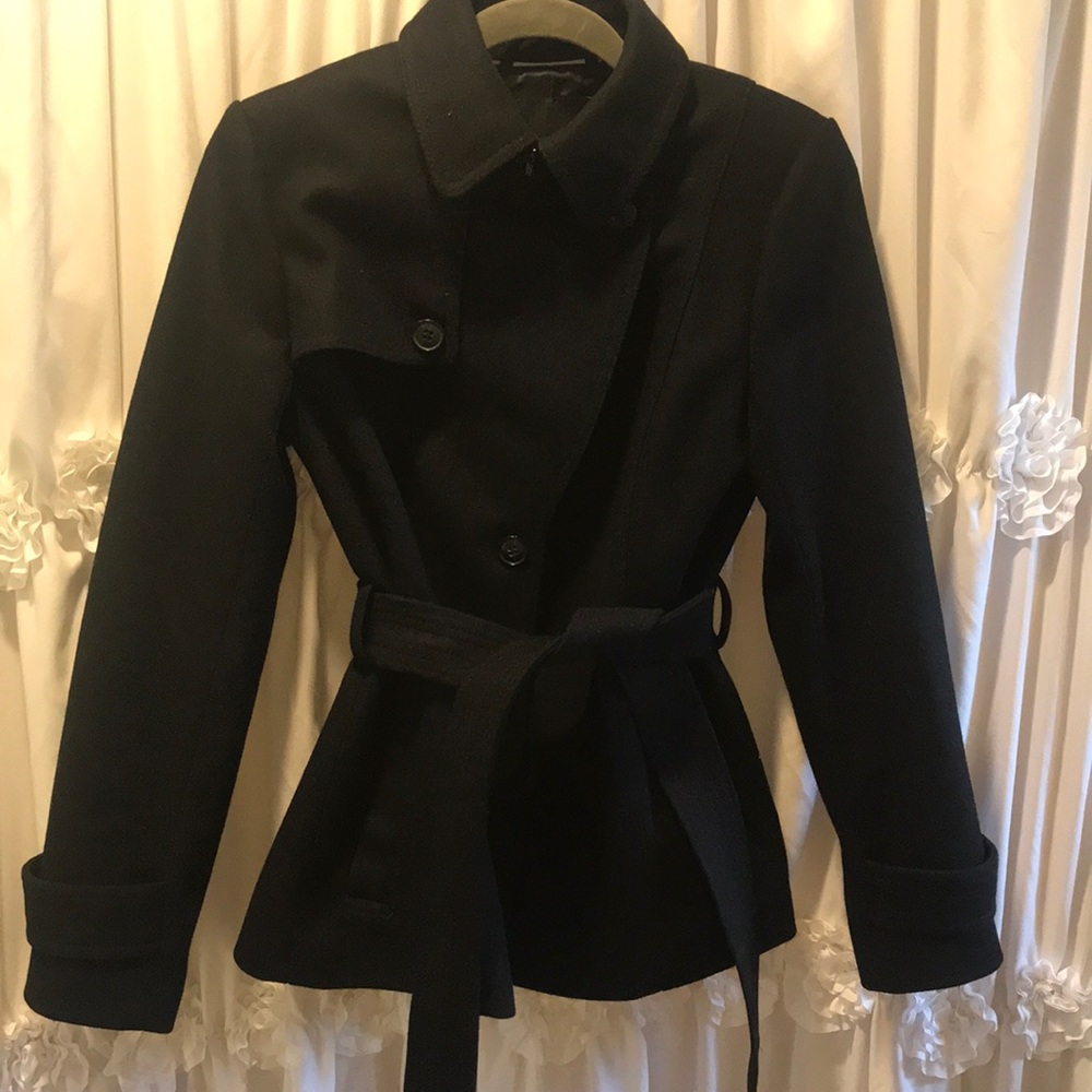 Banana Republic wool coat ! Black !